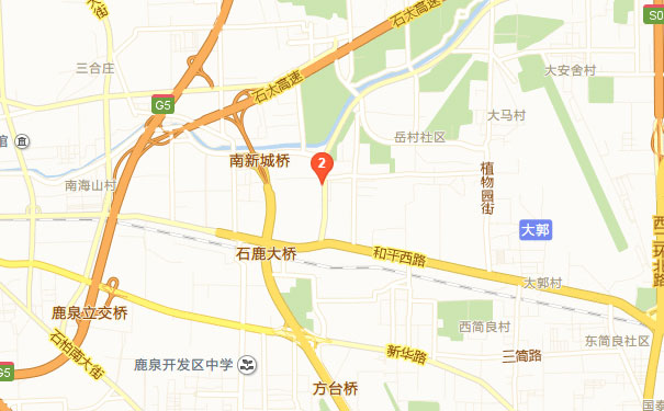 石家庄优路二级建造师培训学校乘车路线图